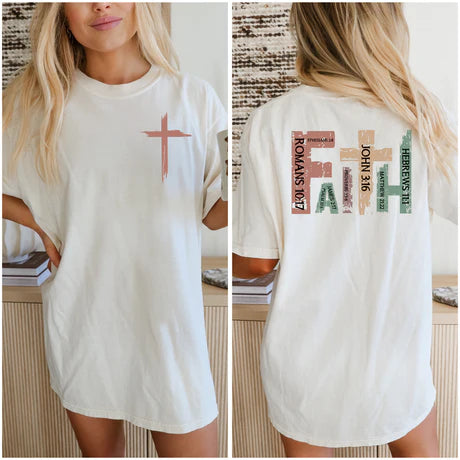 Unisex Comfort Colors Christian Faith Graphic Tee