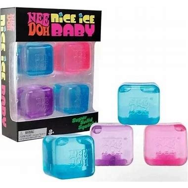 Nee Doh Nice Ice Baby Cubes Squishy Fidget Stress Relief Toy