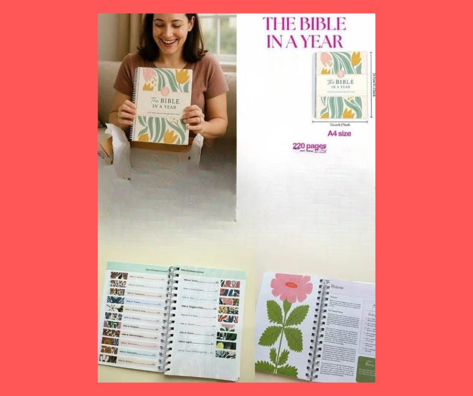 Viral Christian Faith Religion The Bible In A Year 52 Week Spiral Book