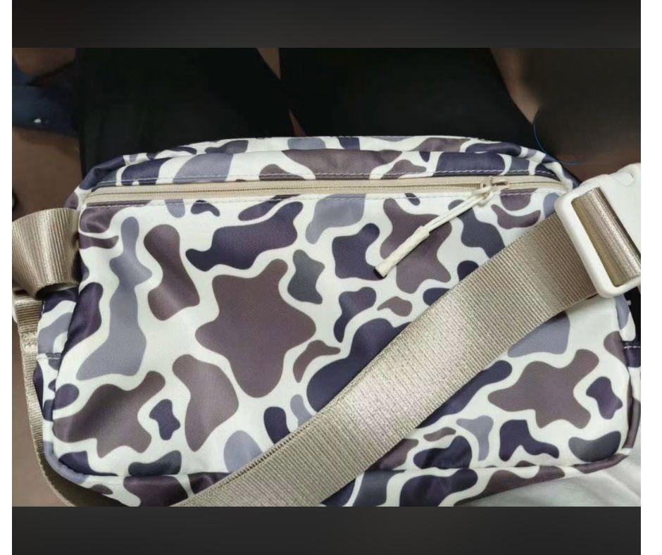 Trendy Camouflage Camo Bum Bag Front Pockets Fanny pack