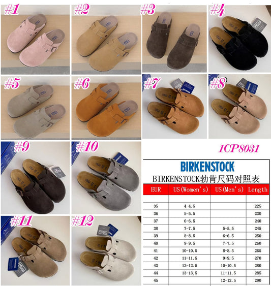 Women's & Men's Leather Clogs Slippers High Quality