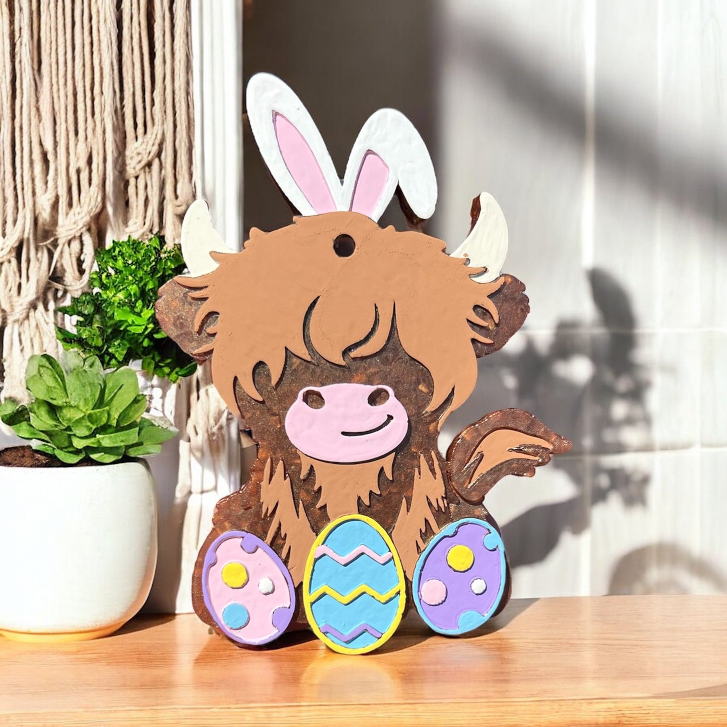 Easter Egg Cow Freshie