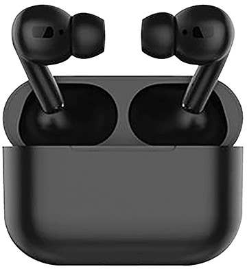 Pro Style Wireless Earbuds w/Charging Case: White