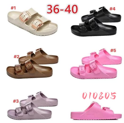Women's Adjustable Two Strap Eva Slides Sandels Slip On