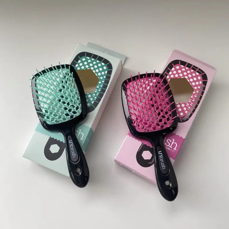 Viral Tic Tok Unbrush FHI Heat Detangling Hairbrush Padded Ventilation