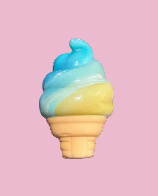 Ice Cream Cone Squishy Slow Rise Foam Sensory Stress Relief Fidget Toy Fun Doh