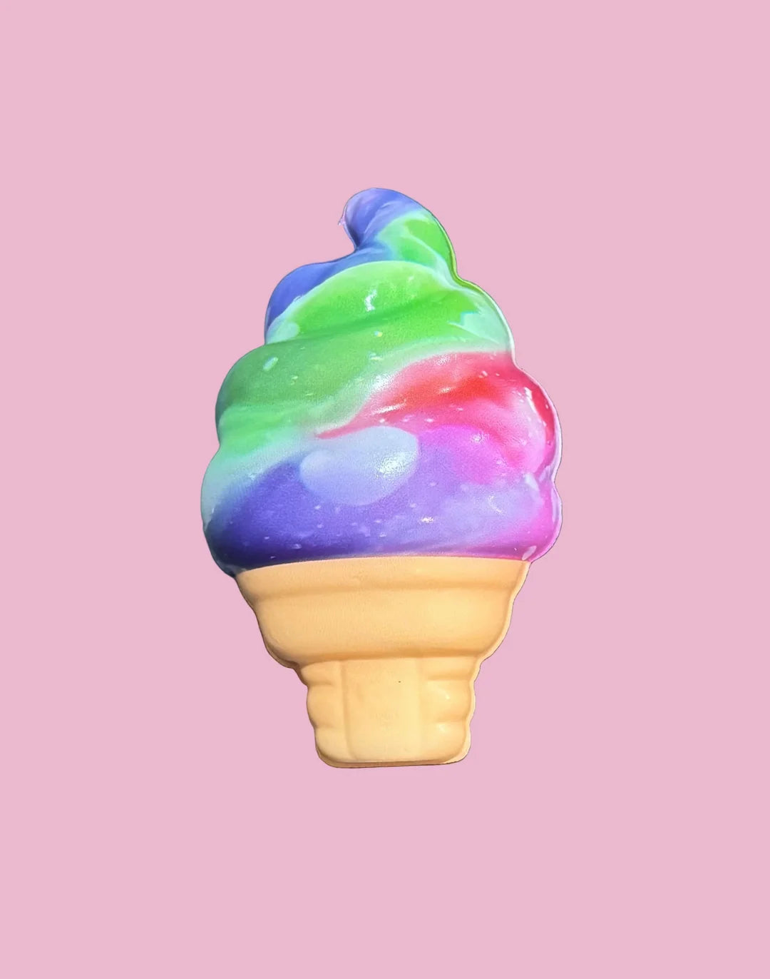 Ice Cream Cone Squishy Slow Rise Foam Sensory Stress Relief Fidget Toy Fun Doh