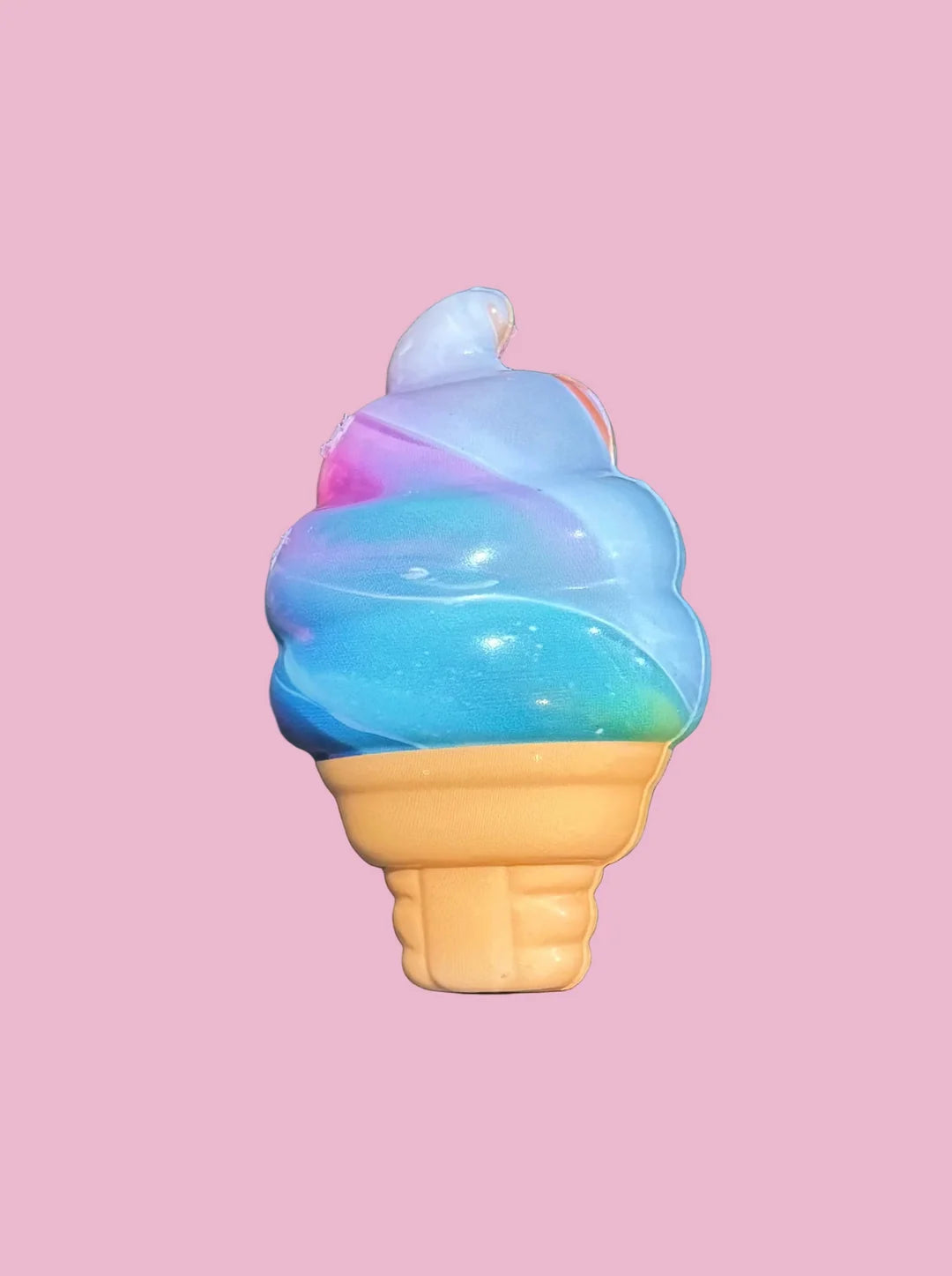 Ice Cream Cone Squishy Slow Rise Foam Sensory Stress Relief Fidget Toy Fun Doh