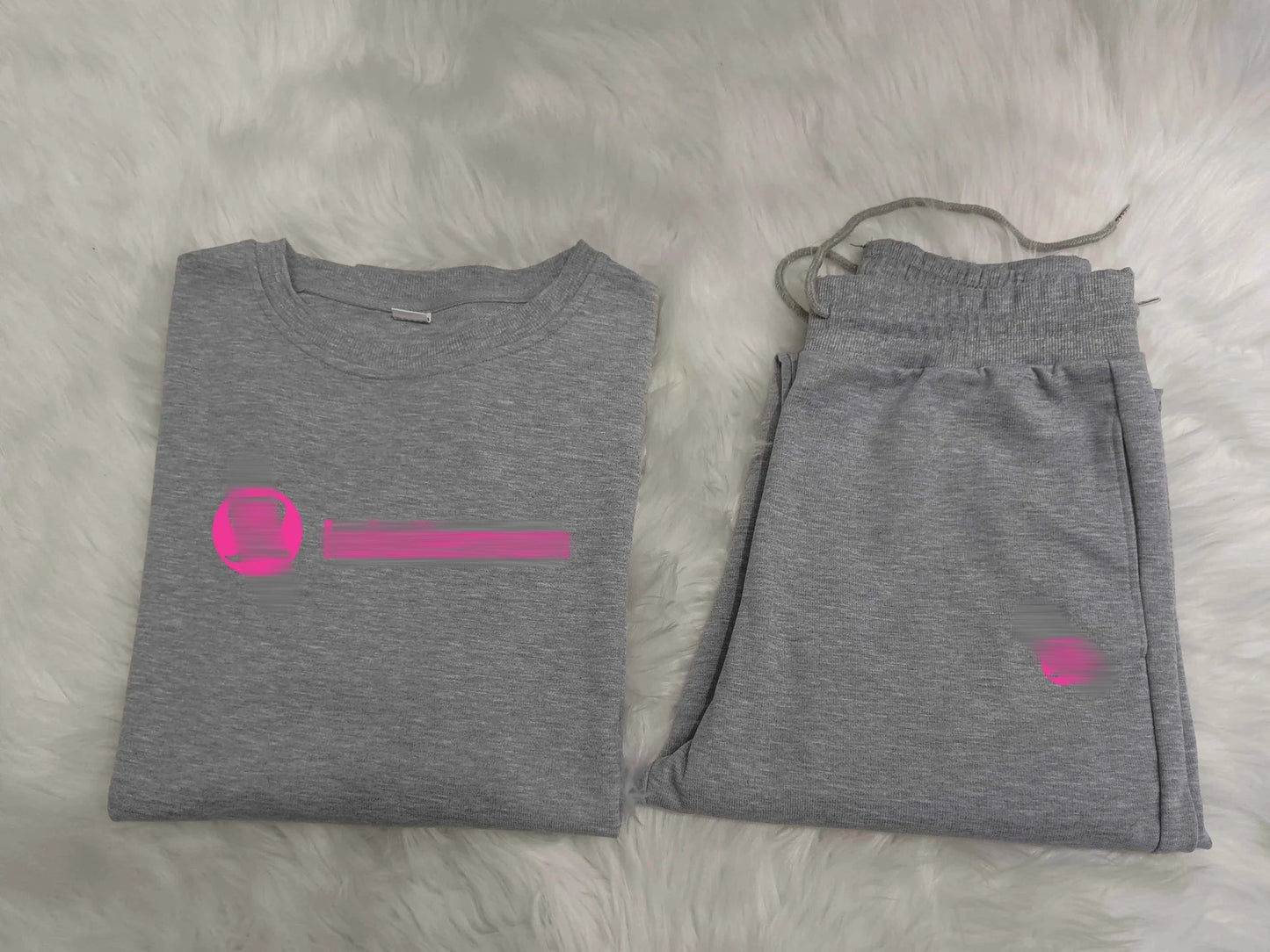 Inspired LuLu Casual Sweatshirt & Sweatpants Activewear Lounge Set