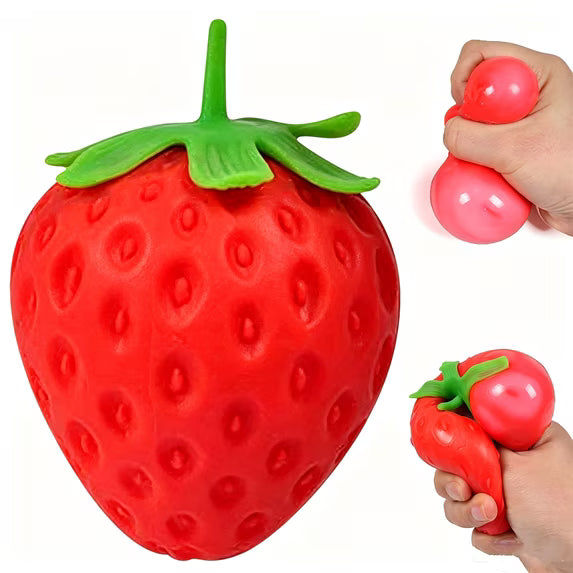Strawberry Fruit Squishy Toy Stress Relief Fidget