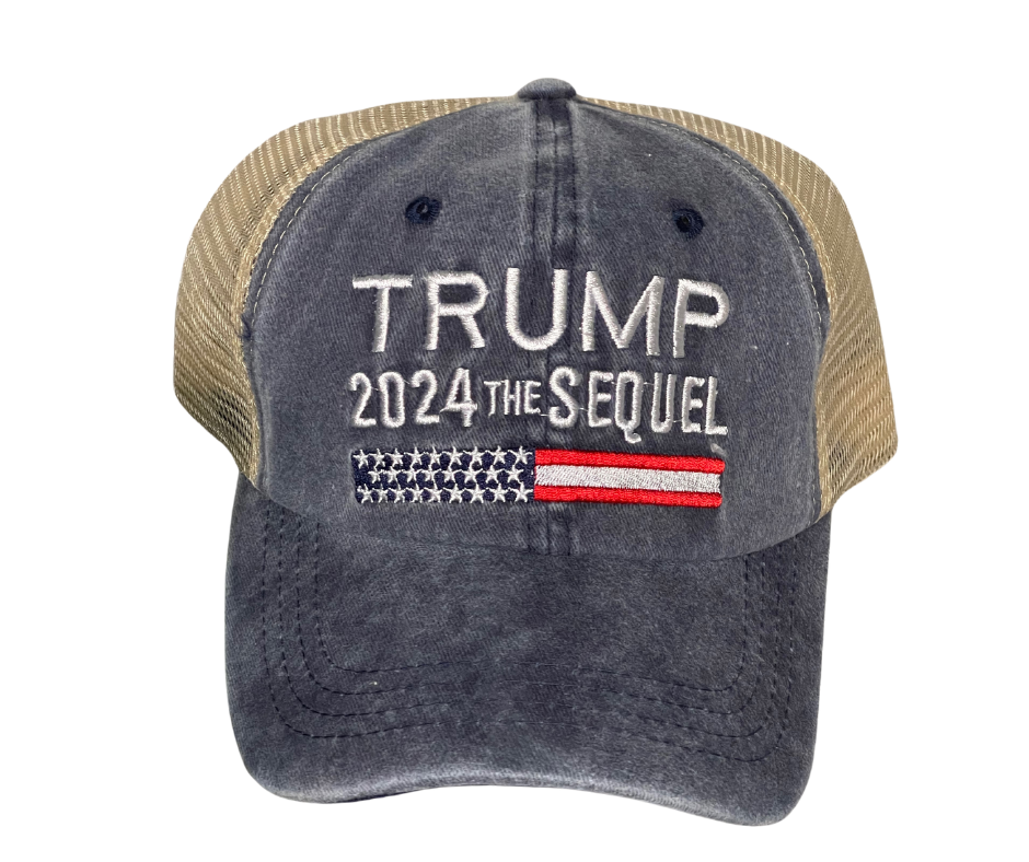 Trump 2024 The Sequel Trucker Hat 45th President of the United States