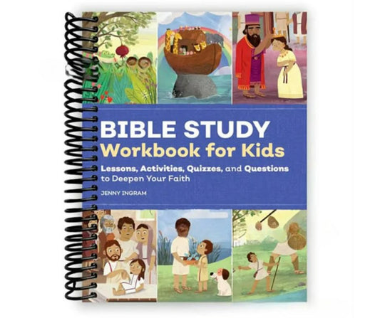Christian Bible Study Workbook For Kids Lessons Activities Quizzes