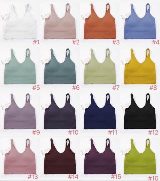 Women's Padded Sports Bra-LU