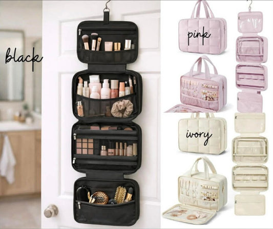 Cosmetic Toiletry Makeup Bag Hanging Organizer Travel Bag