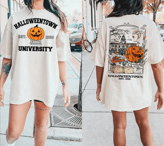 HALLOWEENTOWN University EST 1998 Pumpkin Graphic T-Shirt