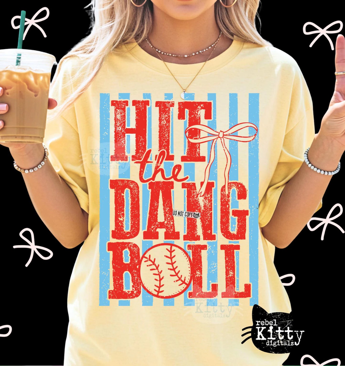 Unisex Comfort Colors Baseball Hit The Dang Ball Graphic Tee