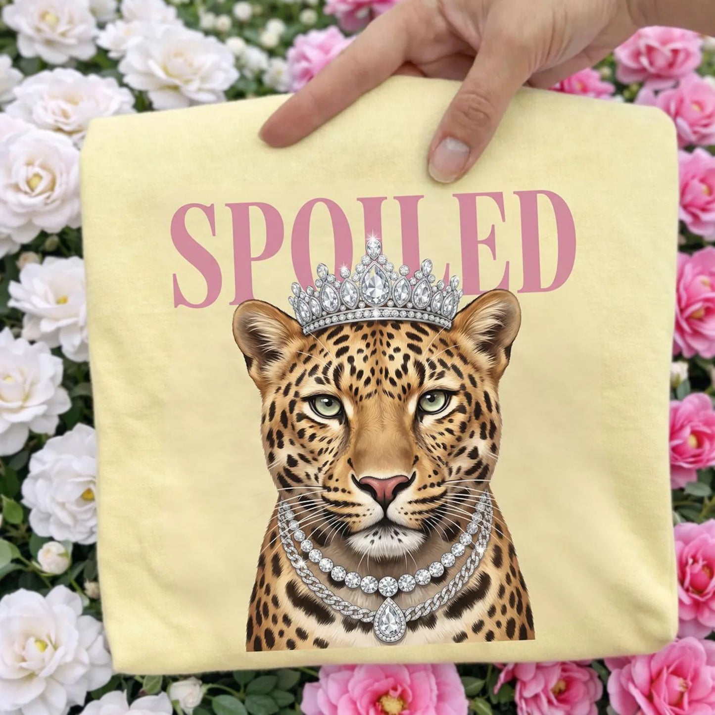 Women's Spoiled Tiger Graphic Tee Unisex Comfort Colors T-Shirt
