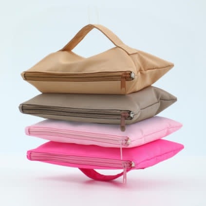 Trendy Stackable Expandable Women's Cosmetic Make Up Toiletry Travel Bag