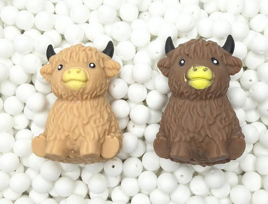 Highland Cow Squishy Stress Relief Sensory Fidget Toy