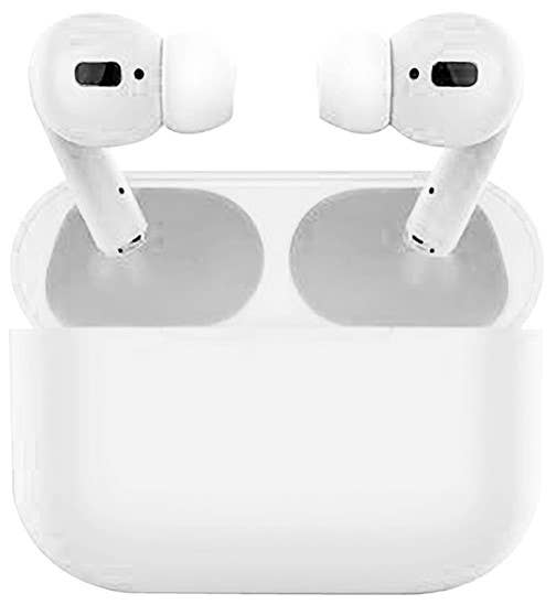 Pro Style Wireless Earbuds w/Charging Case: White